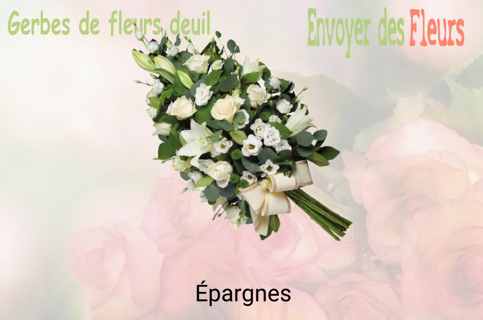 Gerbe de fleurs de deuil livrée à Épargnes